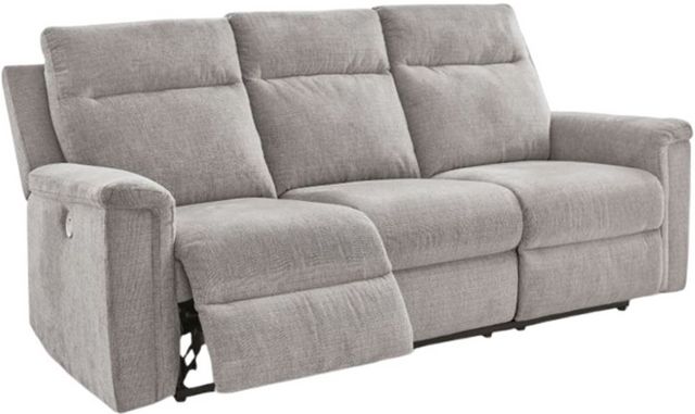 Signature Design by Ashley® Barnsana Ash Power Reclining Sofa-4