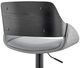 Armen Living Colby Gray/Black Adjustable Bar Stool-4