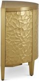 Currey & Company Auden Brass Demi-Lune Cabinet-2