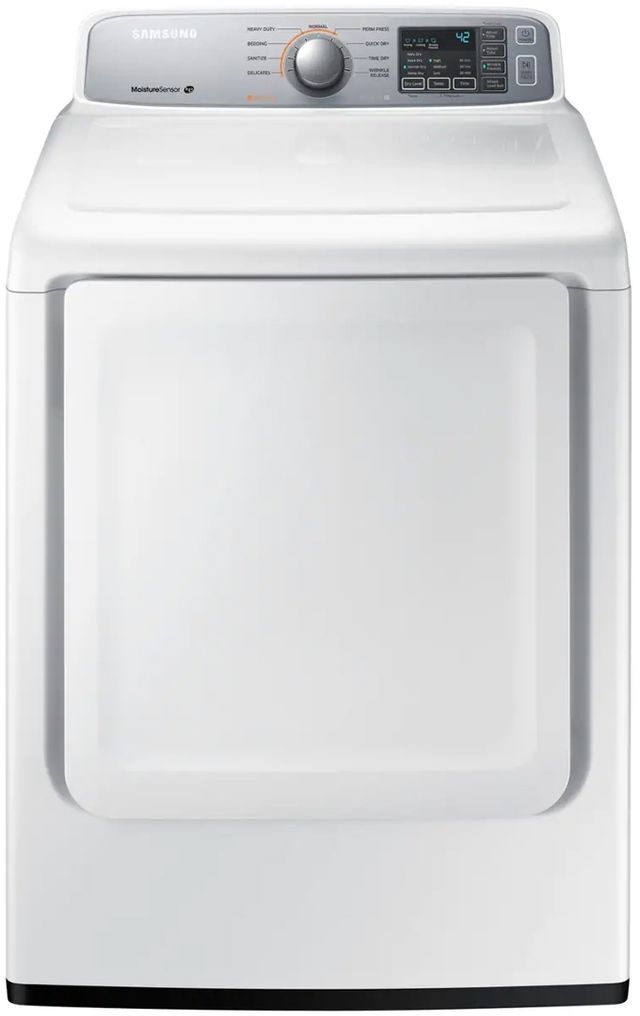 Samsung 7.4 Cu. Ft. White Front Load Gas Dryer-0