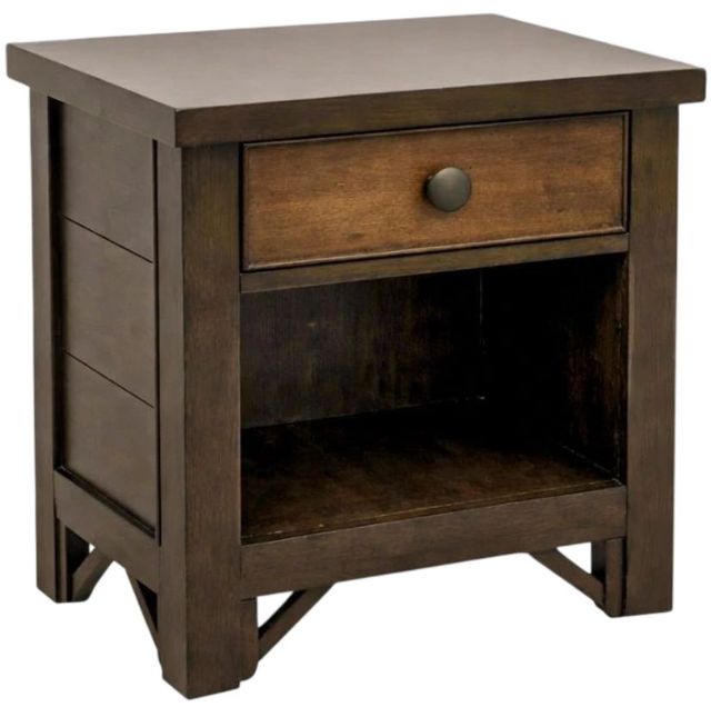 Legacy Classic Lake House Dried Tobacco/Pinecone Youth Open Nightstand-0