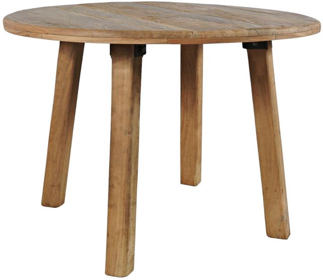 Jofran Inc. Reclamation Brown Round Dining Table-0