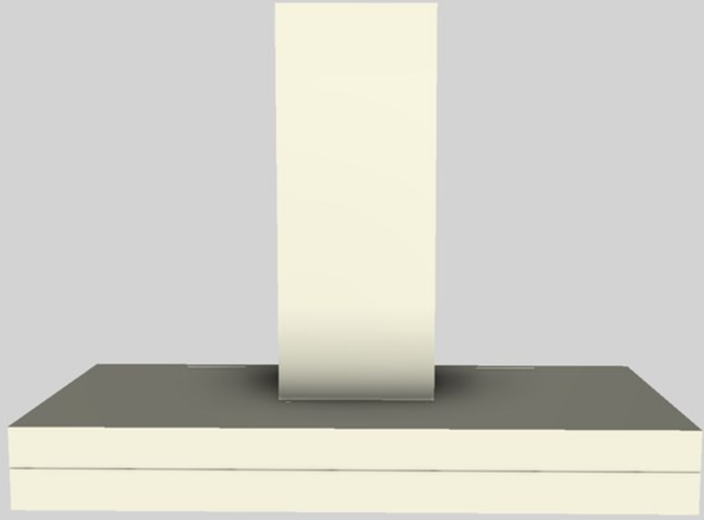 Vent-A-Hood® 48" Biscuit Duct Free Wall Mounted Range Hood-0