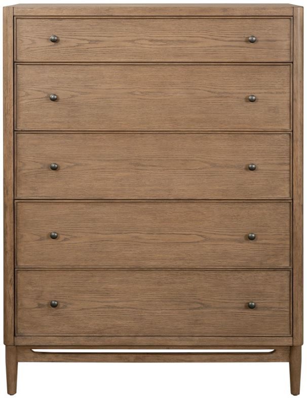 Flexsteel® Verona Medium Brown Oak Drawer Chest-1