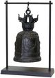 Harp & Finial® Gola Matte Verdigris Large Antique Bell-0