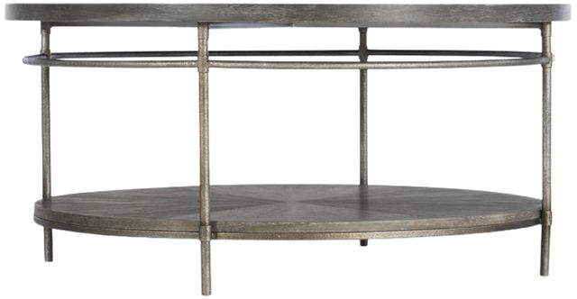 Hooker® Furniture 5903-80 Natural Wood Cocktail Table with Golden Brown Base-0