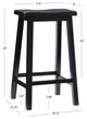 Powell® Beamon Black Bar Stool-2