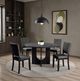 Furniture of America® Oberto Dark Gray Round Dining Table-1