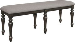 Crown Mark Hilara Dark Brown/Gray Dining Bench