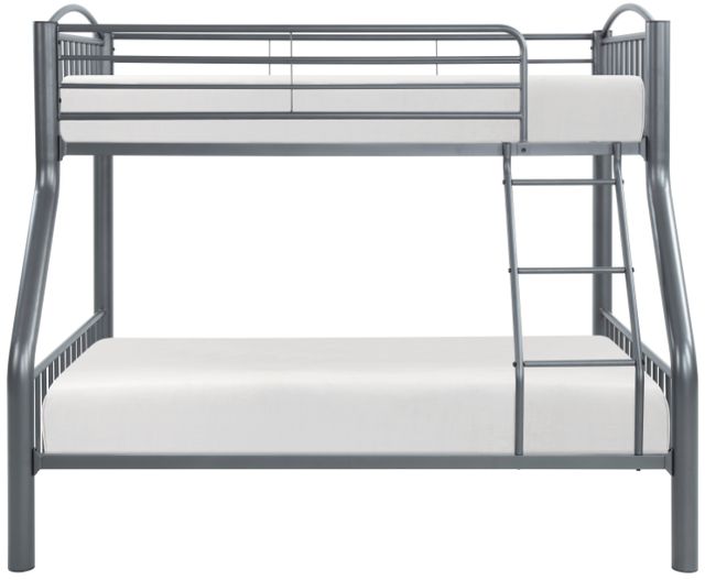 Homelegance® Beckett Gray Youth Twin Over Full Bunk Bed-2