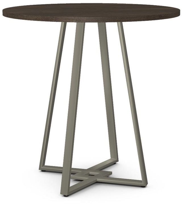Amisco Customizable Dirk Birch Veneer Bar Table with 42" Tabletop-0