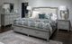 Magnussen Home® Glenbrook Natural/Pebble Upholstered Queen Panel Storage Bed-4