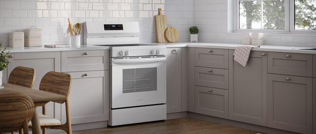 Frigidaire® 30" White Freestanding Electric Range-7
