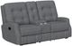 Flexsteel® Customizable Devon Manual Reclining Loveseat with Console-3