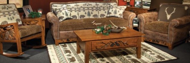 Marshfield Furniture Woodland Brown Rocker Chair-1