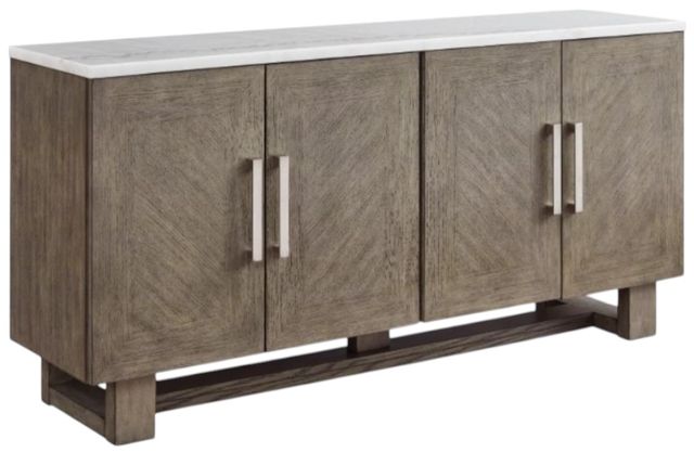 Signature Design by Ashley® Loyaska Grayish Brown/White 68" TV Stand-0