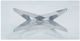 ACME Furniture Dekel Glass Top Dining Table with Stainless Steel Base-2
