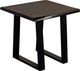 Porter International Designs Manzanita Midnight End Table with Trapezoid Base-0