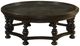 Tommy Bahama® Furniture Kingstown Plantation Glass Top Cocktail Table with Brown Base-0