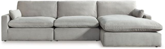 Signature Design by Ashley® Sophie 3-Piece Gray Right-Arm Facing Sectional and Chaise-0