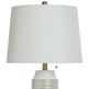 StyleCraft Gold/White Table Lamp-1