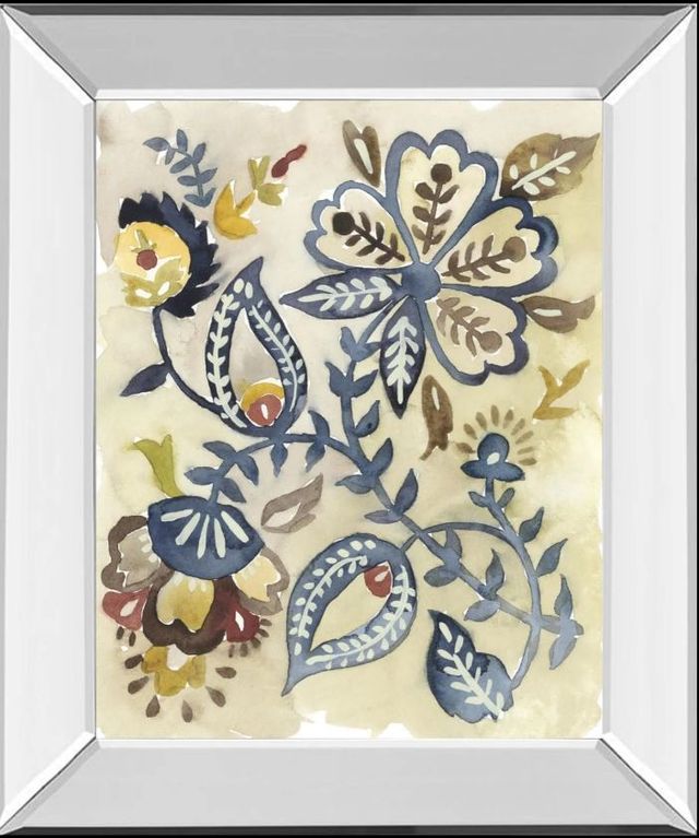 Classy Art Paisley Path III by Chariklia Zarris Mirror Framed Wall Art-0