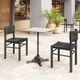 Zuo® Modern Alfresco Gray Aluminum Outdoor Dining Table-5
