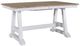 Liberty Furniture Lindsey Farm 5-Piece Sandstone/Weathered White Trestle Table Set-2