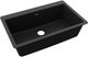 Elkay Quartz Classic® Black 33" x 20-7/8" x 9-7/16" Single Bowl Drop-In Sink-0