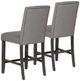 Powell® Seneca 2-Piece Gray Counter Stool Set-5