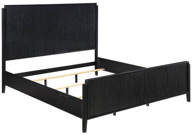 Coaster® Brookmead Black Eastern King Panel Bed-1