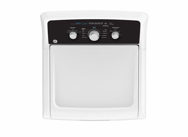 GE® White Top Load Washer & Electric Dryer Laundry Pair-4
