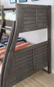 Furniture of America® Hoople Gray Twin/Full Bunk Bed with Trundle-1