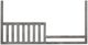 Westwood Design Foundry Brushed Pewter Convertible Crib-3