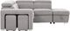 Primo™ International Pamina Dark Grey Right-Arm Facing Sleeper Sectional-2