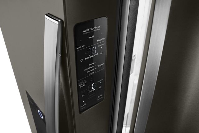Whirlpool® 36 in. 23.8 Cu. Ft. Black Stainless Steel Counter Depth French Door Refrigerator -3