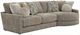 Jackson Furniture Turner 2-Piece Mushroom Small Spaced Sectional -0