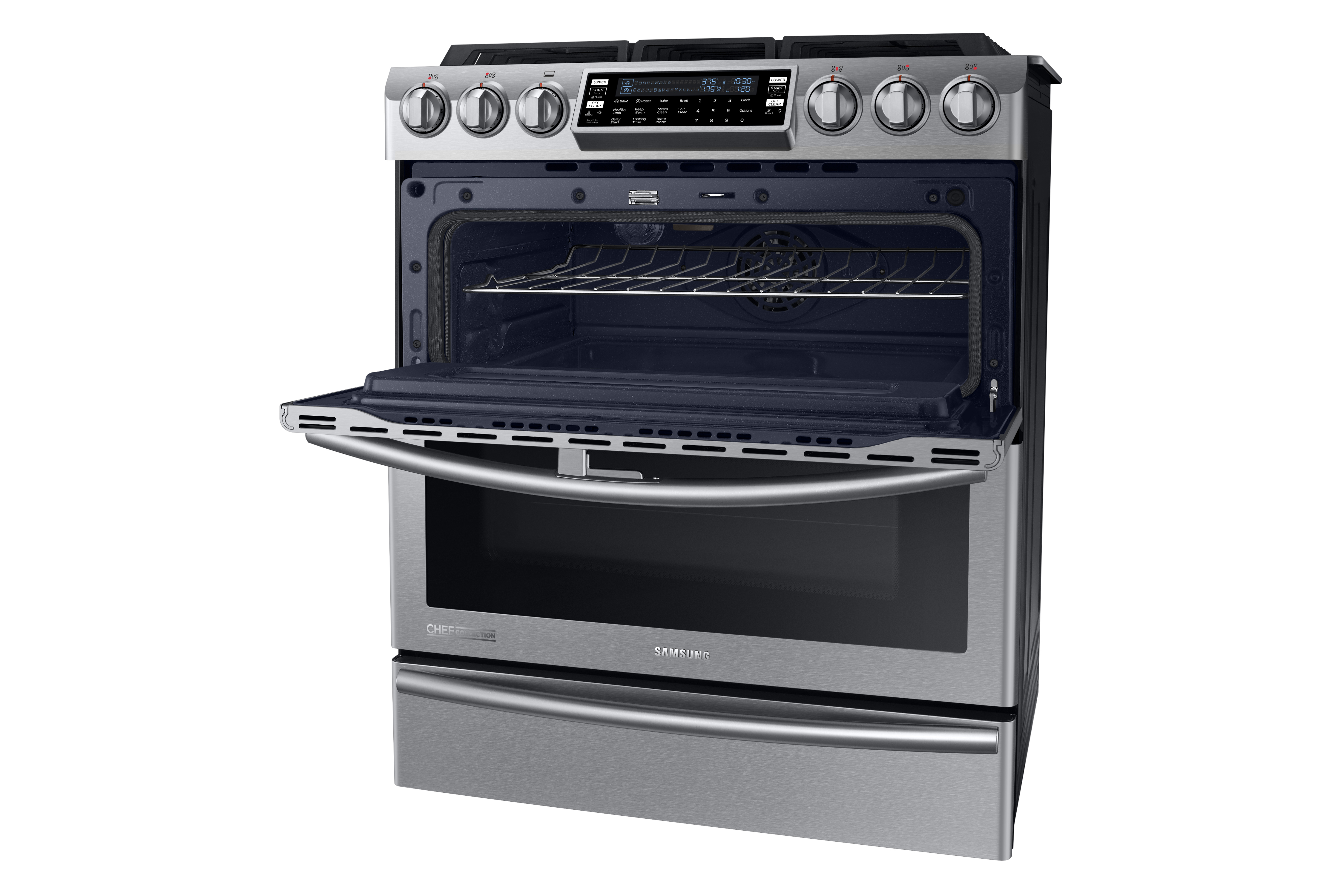5.8 cu. ft. Slide-in Dual Fuel Range with Flex Duo & Dual Door - Thumbnail 5