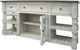 International Furniture Direct Stone Weathered Gray/White 70" TV Stand-3