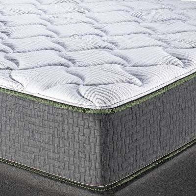 Spring Air® Ivory 12" Hybrid Plush Tight Top Split King Mattress-1