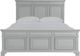 Elements International Calloway Grey King Panel Bed-1
