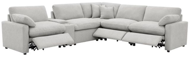 Coaster® Collins 6-Piece Gray Modular Power Reclining Sectional-1