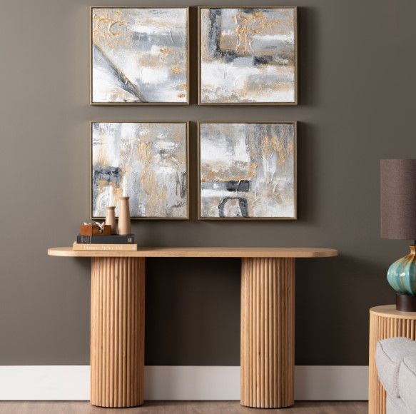 Crestview Collection Henley Natural Console Table-1