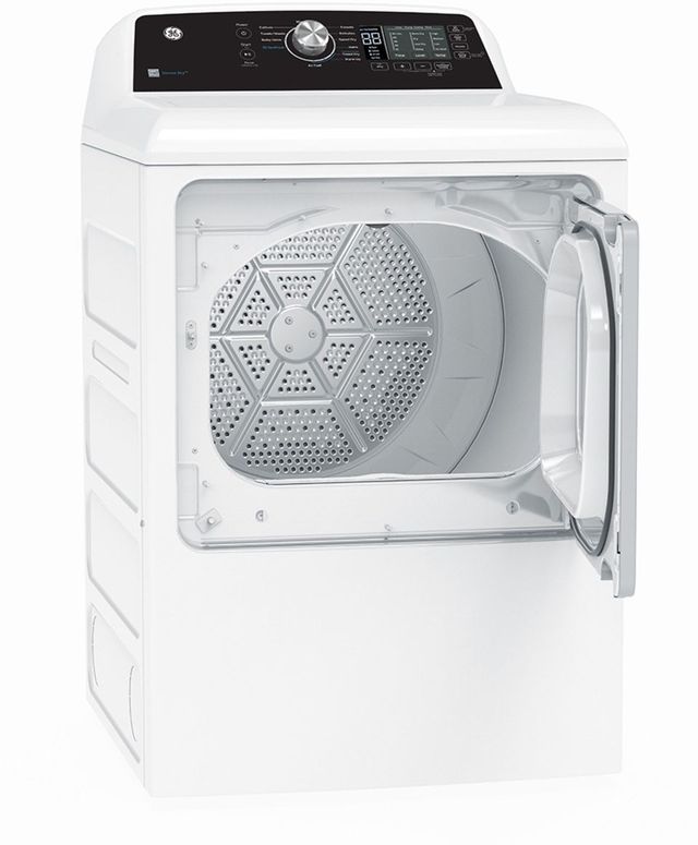 GE® 7.4 Cu. Ft. White Gas Dryer with SaniFresh Cycle-1