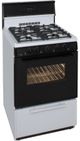 Premier 24" White with Black Trim Freestanding Gas Range-1