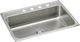 Elkay Lustertone® Classic Lustrous Satin 31" x 22" x 7-5/8" 4-Hole Single Bowl Drop-In Sink with Perfect Drain®-0