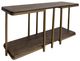 International Furniture Direct Onix Mahogany Brown Sofa Table-0