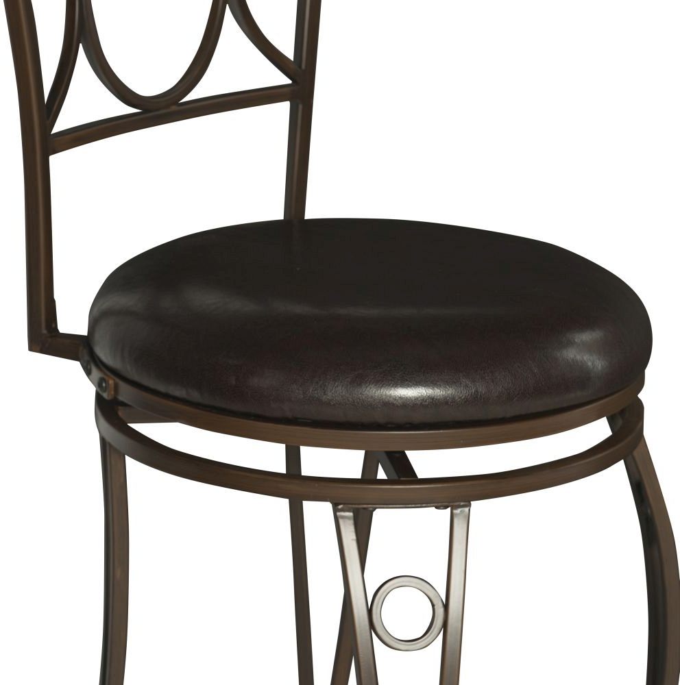 Circles back stool linon discount