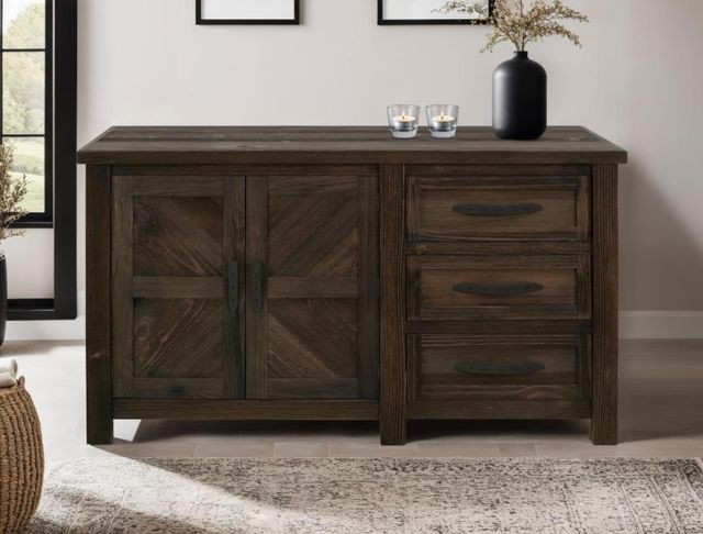 International Furniture Direct Dutton Brown Buffet-1