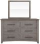 International Furniture Direct Ridge Light Gray Dresser-3